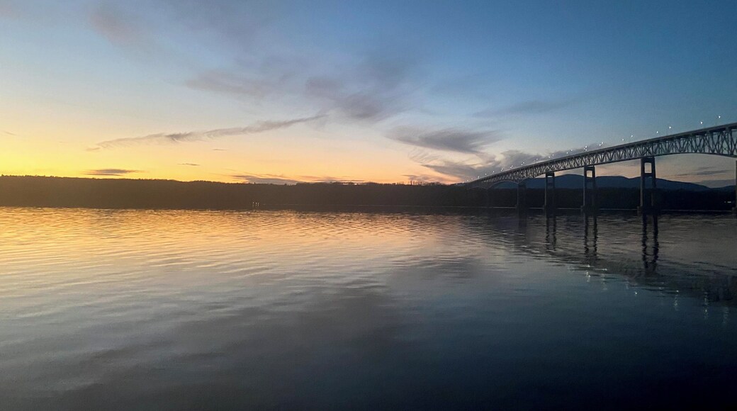 Sunset out of my Amtrak train window traveling from New York to Chicago. Taken with iPhone 11.