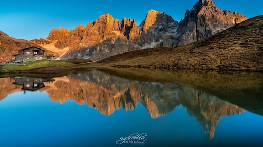 Natural Park Paneveggio II Blades Of San Martino - Italy
Pale di San Martino, one of the most beautiful mountains of the Dolomites, the mountains are of coral origin. Are dotted with spiers, peaks and edges that turn pink at sunset.