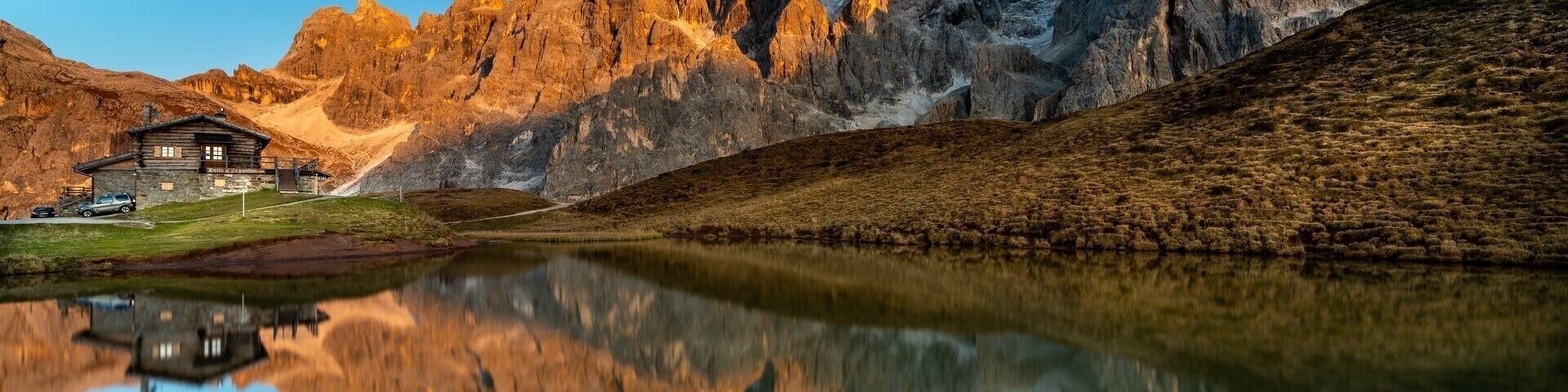 Natural Park Paneveggio II Blades Of San Martino - Italy
Pale di San Martino, one of the most beautiful mountains of the Dolomites, the mountains are of coral origin. Are dotted with spiers, peaks and edges that turn pink at sunset.