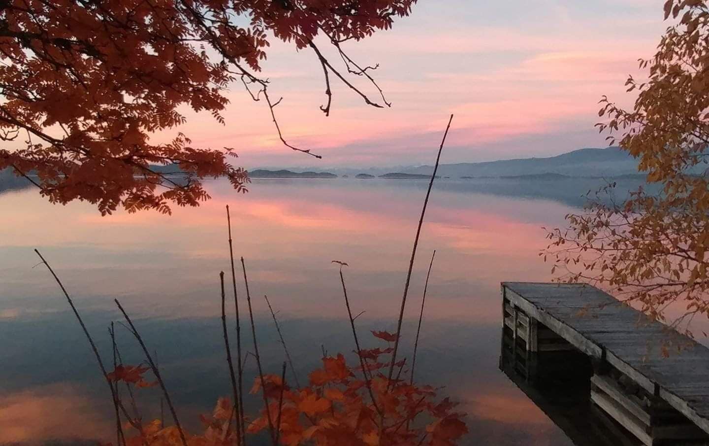 Flathead Lake in the fall!