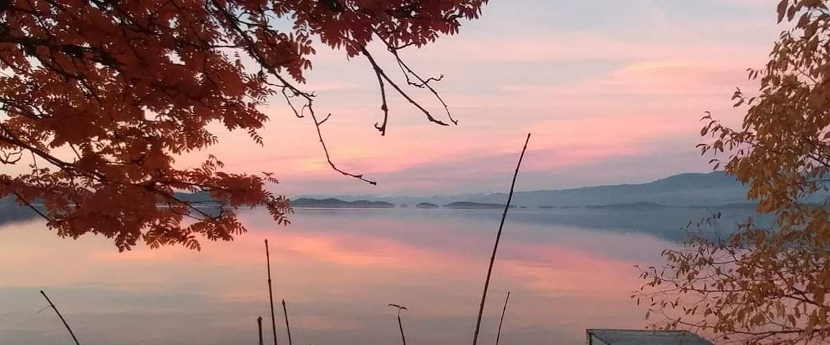 Flathead Lake in the fall!