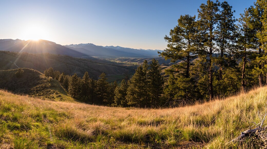Panorama Over Sunset Foothills
