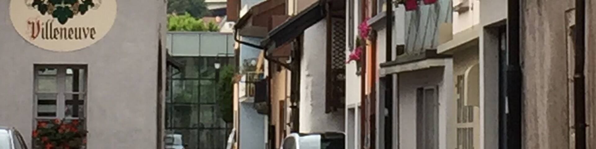 Quaint street in Switzerland