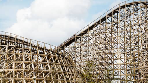 Achterbahn aus Holz, Sevenum, Niederlande