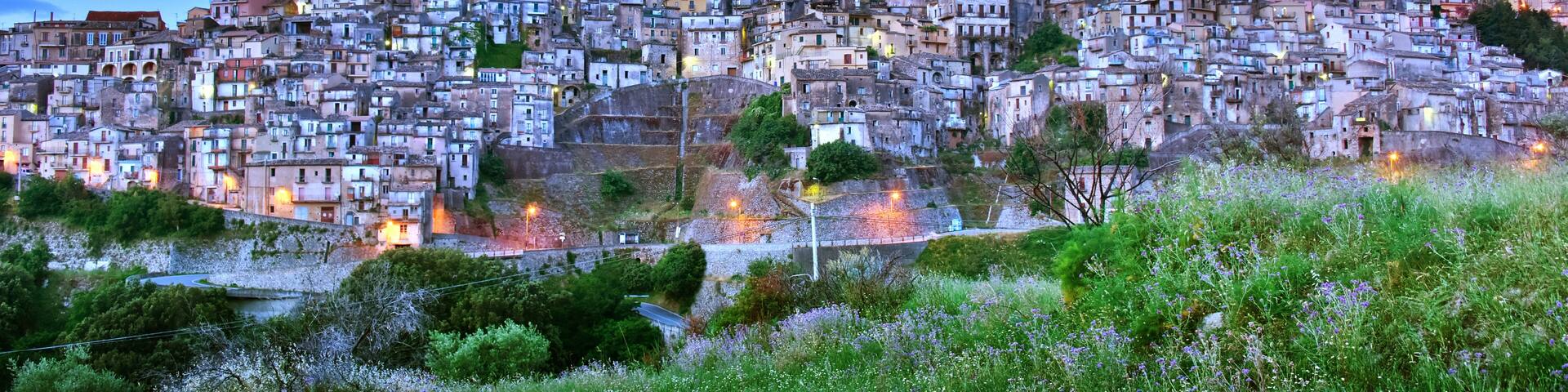 The village of Badolato, Calabria, Italy