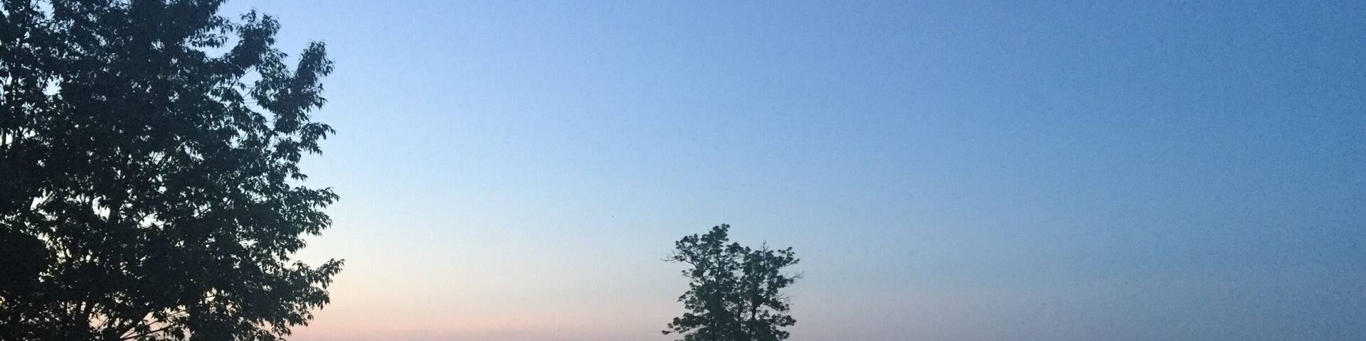 Sunset over Chautauqua Lake, NY