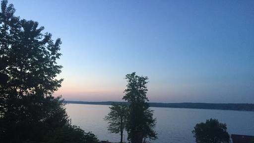 Sunset over Chautauqua Lake, NY