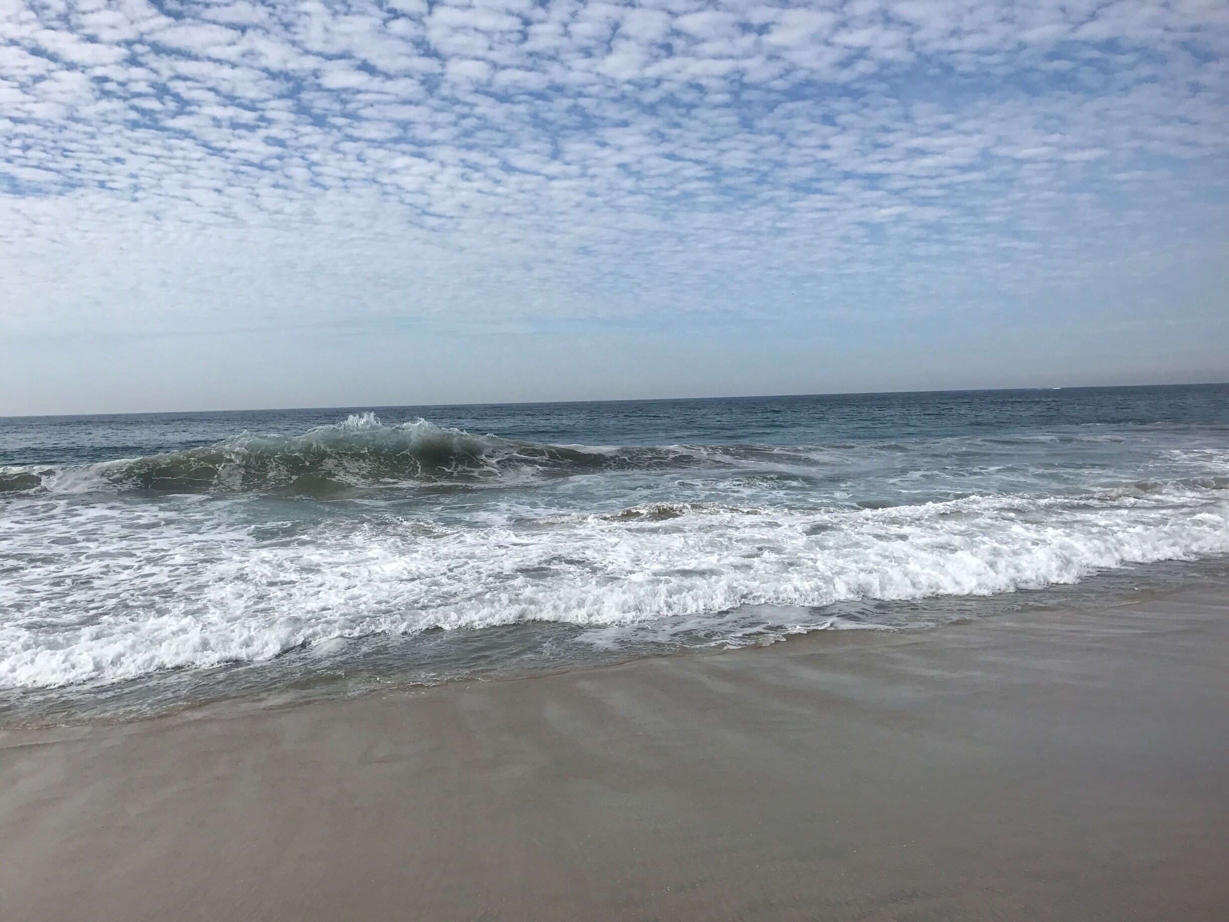 Cloudy day at Carlsbad beach