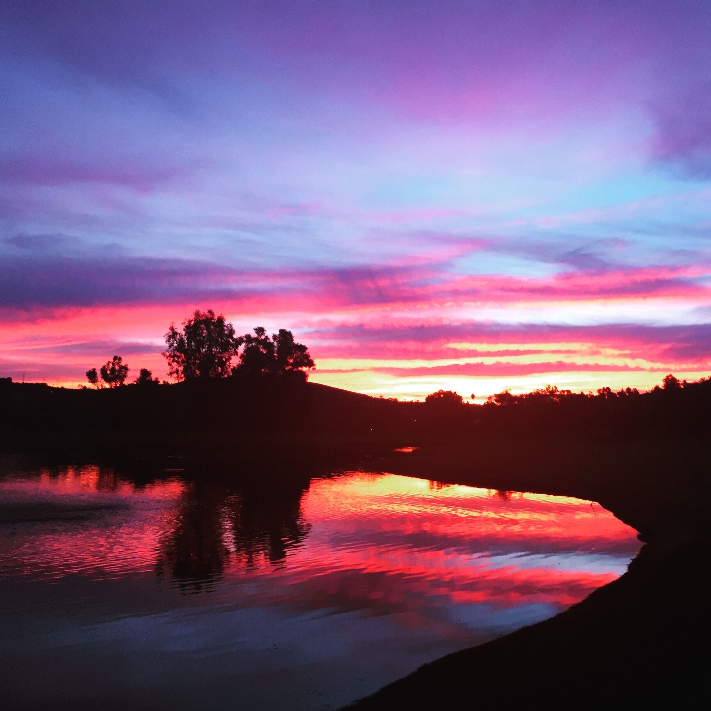 San Diego sunrise. January 2018. #nofilter