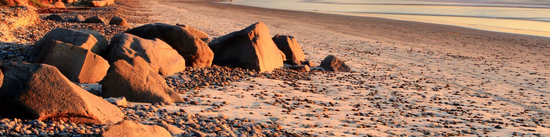 Sunset at South Carlsbad State Beach