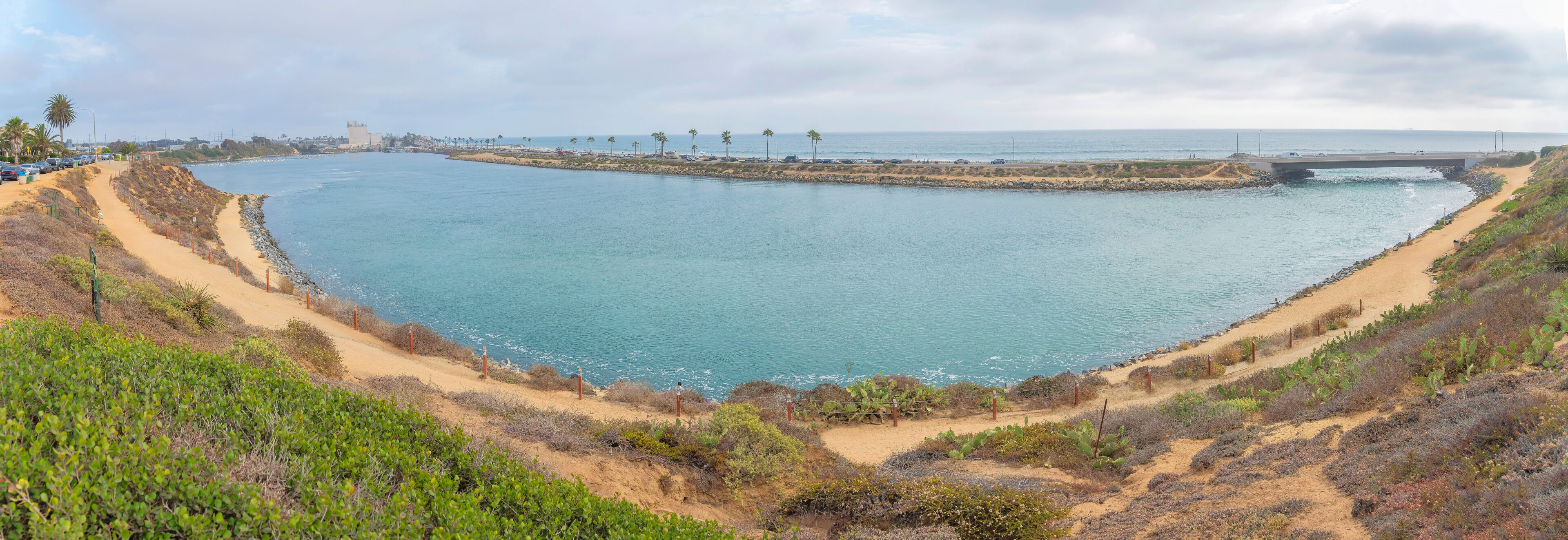 Agua Hedionda Lagoon at Carlsbad, San Diego, California