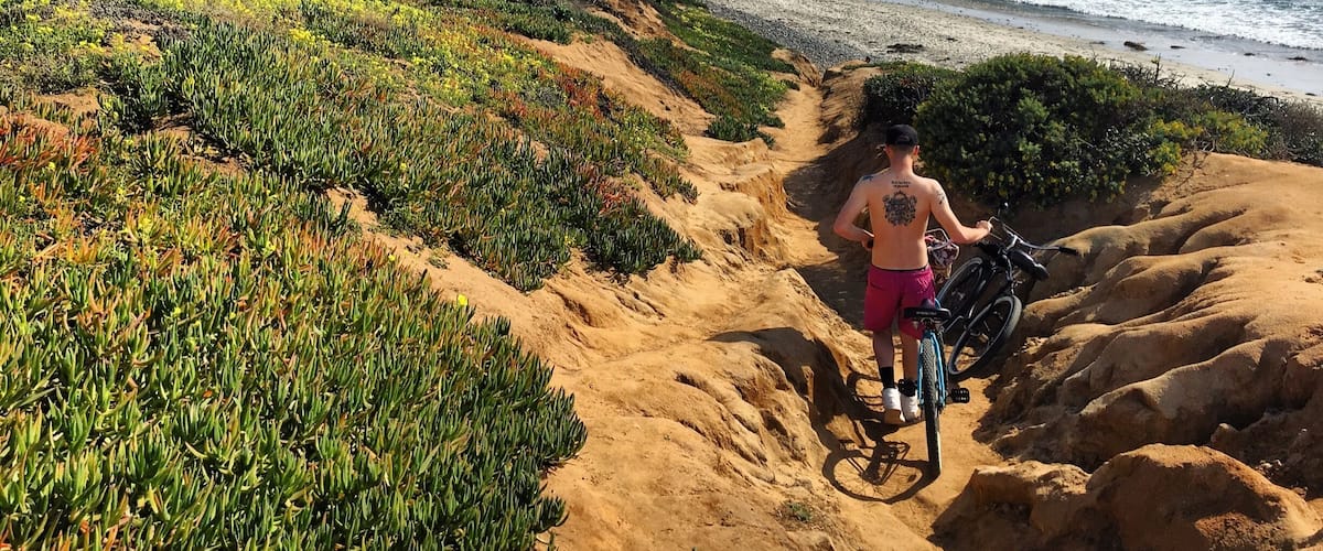 Rode bikes from a bike shop in Carlsbad to this spot! Absolutely gorgeous!