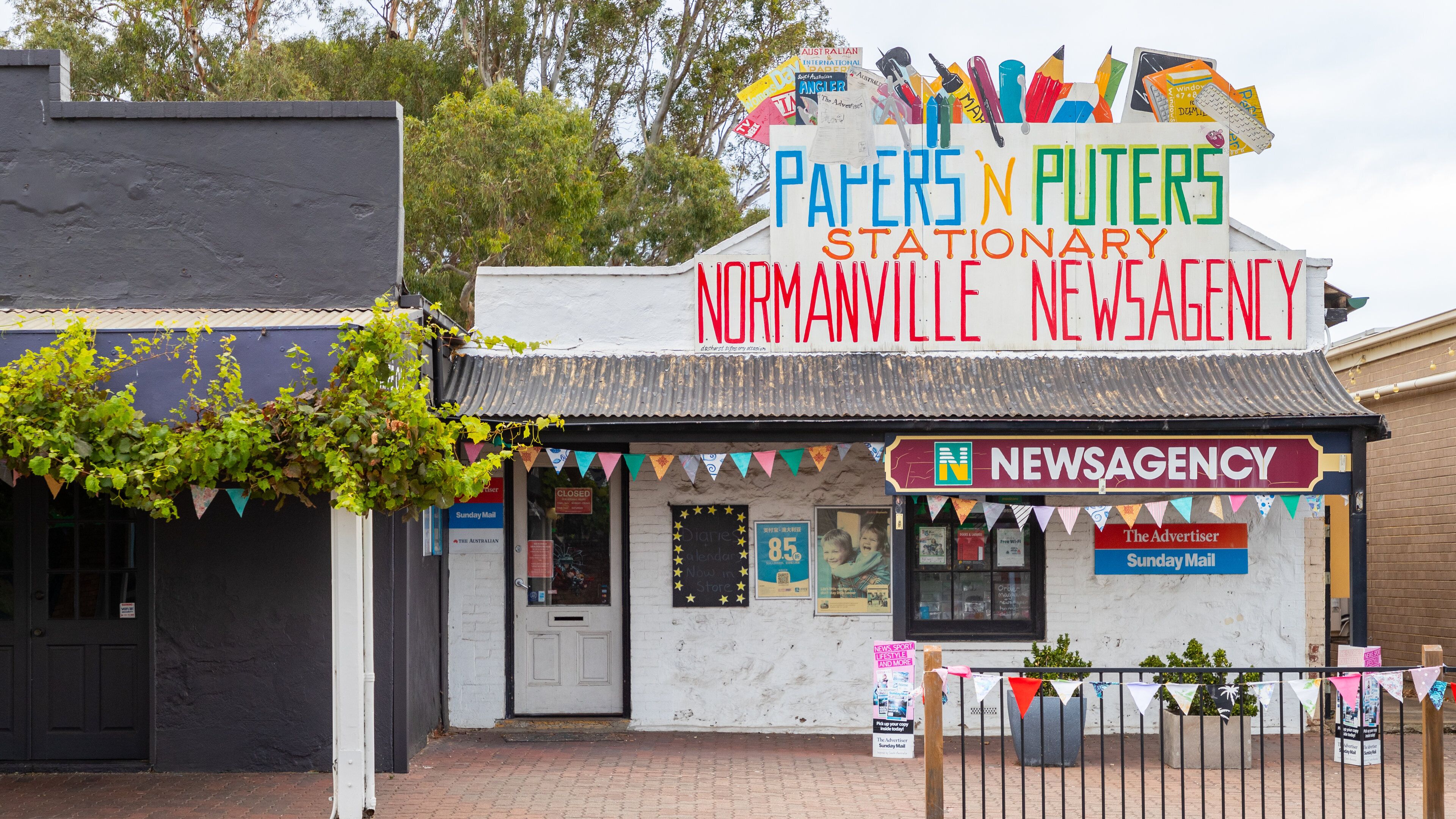 Normanville showing signage