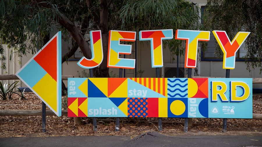 Normanville featuring signage