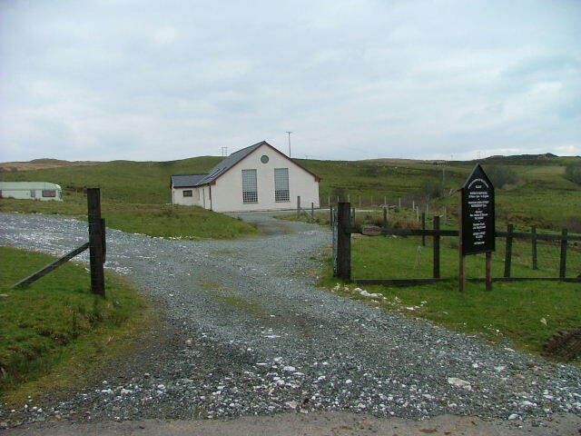 Sleat Free Church. Situated in the township of Teangue.