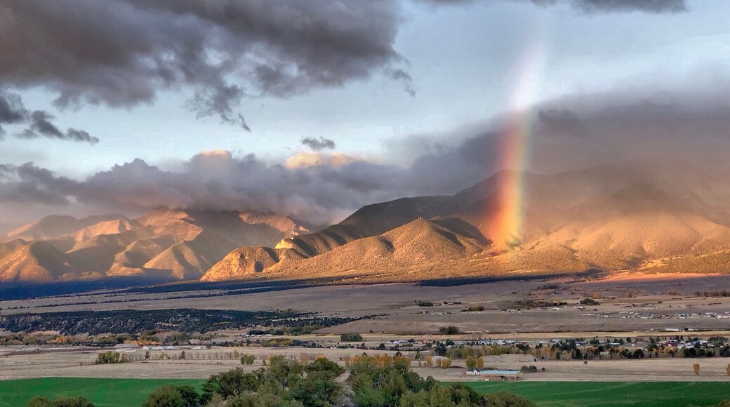This view just never gets old. The Collegiate Peaks Overlook on US 285 coming in to Buena Vista in Colorado.