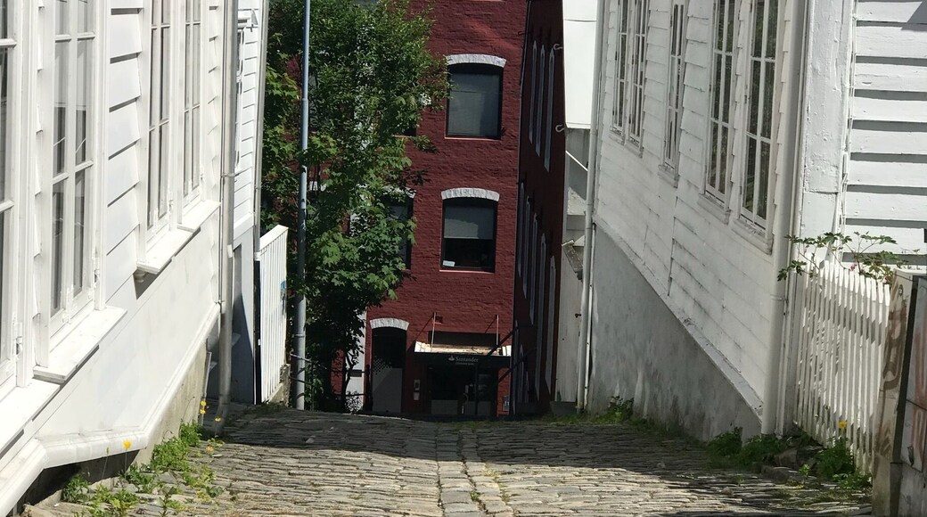 Historical section in Stavanger, Norway.