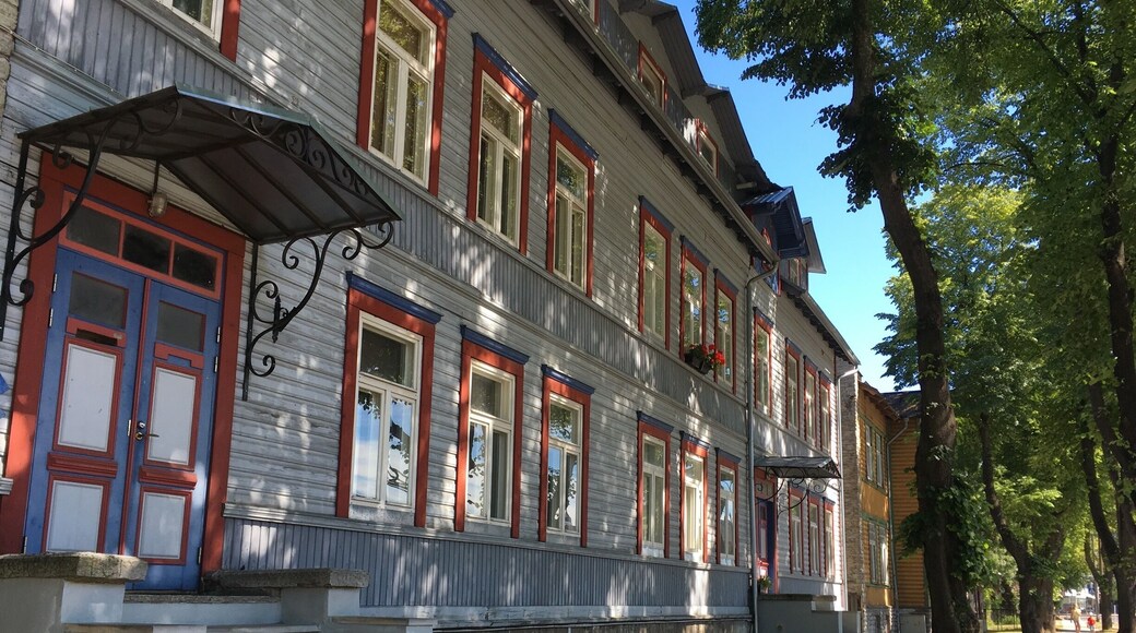 Le charme des maisons de bois du quartier de kalamejaa