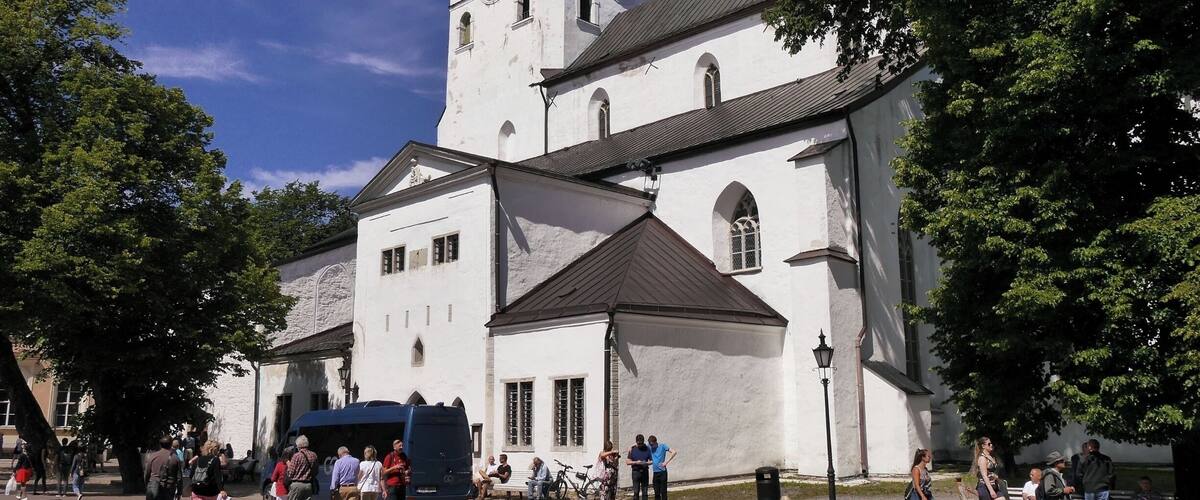 St Mary's Cathedral, the oldest church in Estonia.