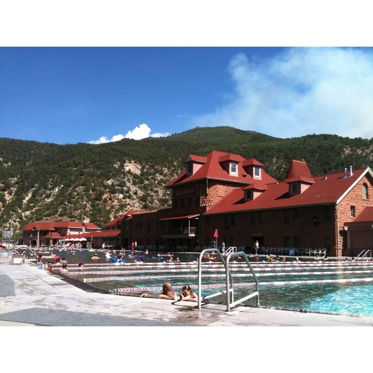 Great place to soak in the sun and natural hot springs. Worlds largest hot springs. If you stay next door at the two lodges, it usually includes free passes which are 14:50 for adults and a bit cheaper for evenings only. Great water slide for kids. Fun in the winter time too.