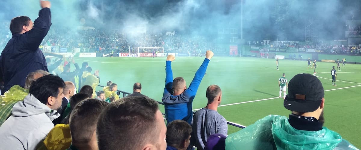 Football match in Vilnius ⚽️