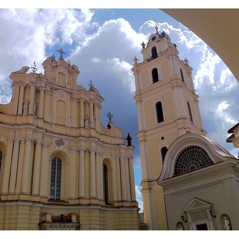 Vilnius University (Lithuanian: Vilniaus universitetas; other names exist) is the oldest university in the Baltic states and one of the oldest in Eastern Europe. It is also the largest university in Lithuania.