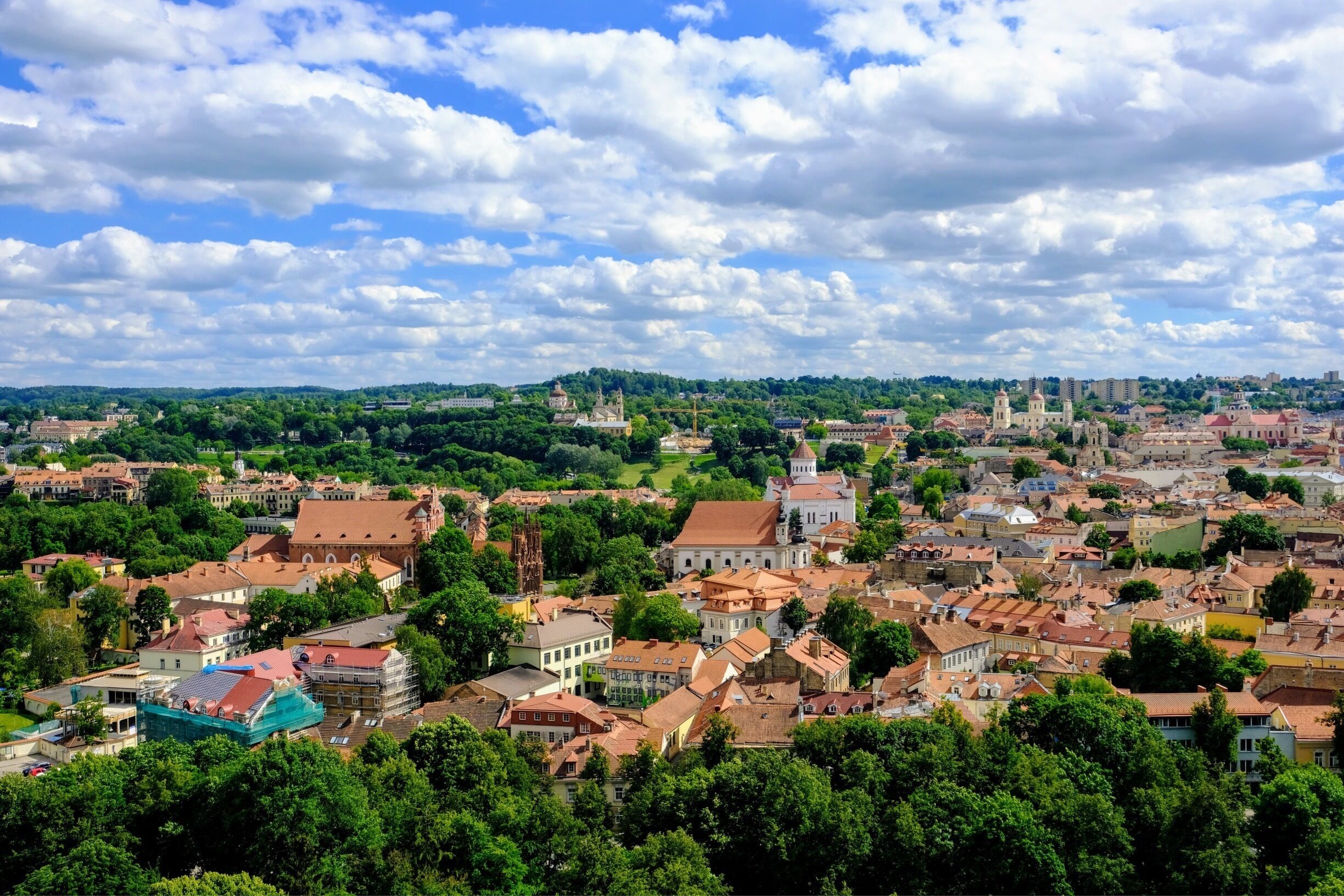 View towards Old City
Vilnius, Lithuania - June 2017