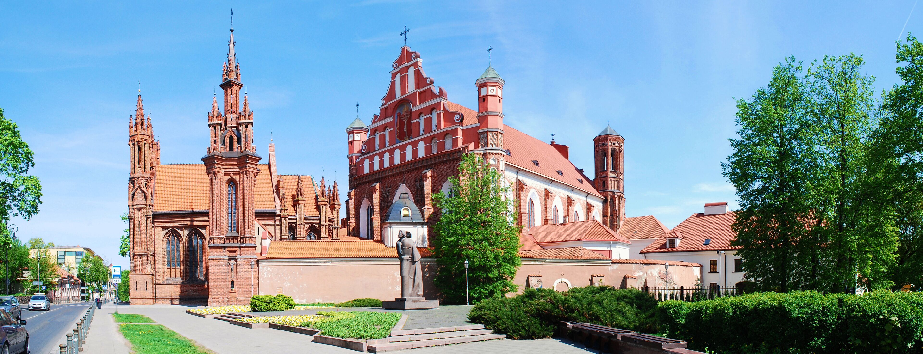 St. Anne's and Bernardinu Church in Vilnius city