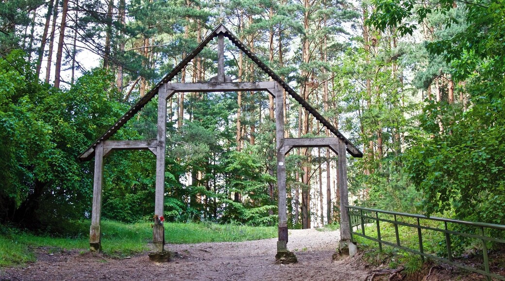 The Vilnius Calvary - The Way of the Cross is a recreation of the final steps of Jesus Christ through 35 stations. It's a pilgrimage that draws many to Lithuania. It was destroyed by the Soviets, but rebuilt - the entire walk is about 7 km. Even if you are not religious, the entire park is a great place for a hike - it's about a 20 minute bus ride from the city center or a 6 euro taxi.