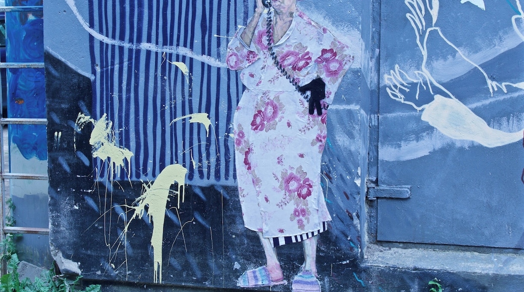 Uzupis is a great neighborhood within Vilnius. It's actually it's own republic, with its own set of rules. Primarily an artist community, it's a great place to spy street art and boutiques.