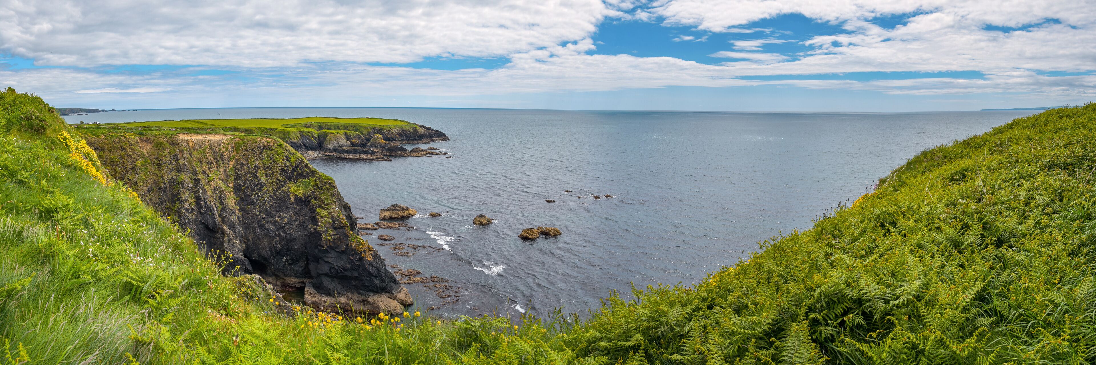 Panorama Südküste von Irland