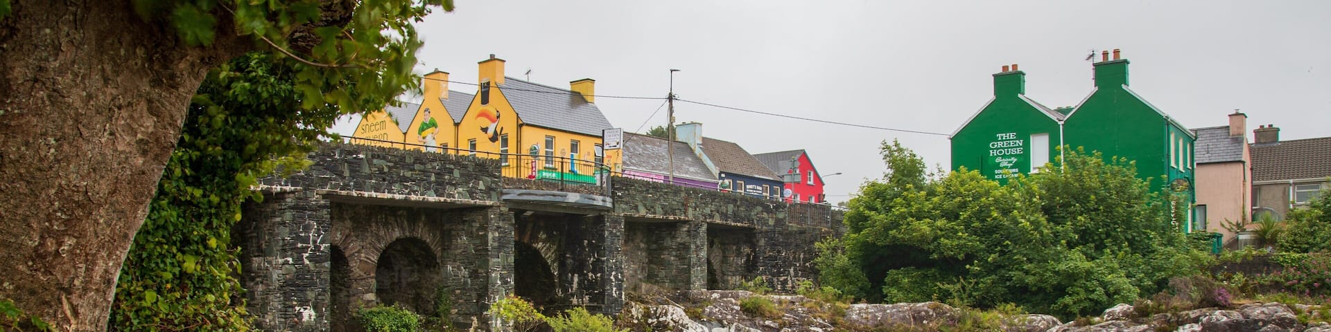 Sneem featuring a river or creek and a bridge