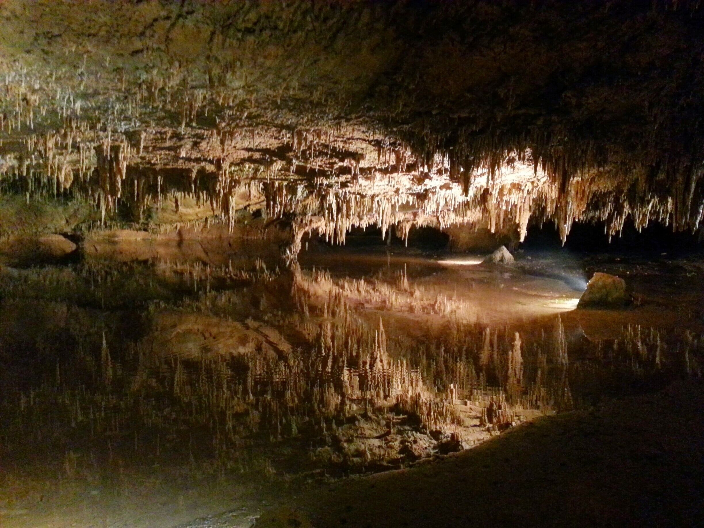 Do this on a hot day. It's nice and cool down there.