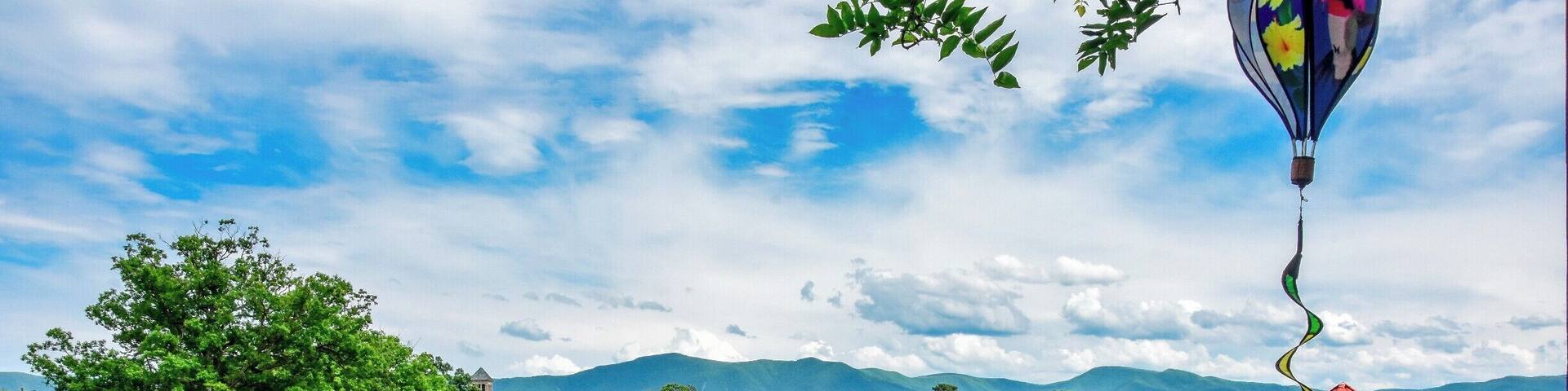 Eight foot tall hedges creating a pathway of puzzlement, misting fog, and endless confusion! Travel past fountains, through hidden tunnels, and over a lookout tower.
Navigate your way through twists and turns while searching for hidden goals on a mission to discover the secret of the maze.
Unravel the mystery of the largest hedge maze in the Mid-Atlantic states - a one acre ornamental garden at Luray Caverns.
It is a fun filled activity for people of all age groups. The Garden of Maze is right next to the Luray Caverns. So if you plan a trip to see Luray Caverns, you can visit the maze too. Just let loose, get lost and be found at the maze ;)
Tip: The view from the lookout tower is beautiful like this one. Just sit back, take in the beauty and relax here. Also, its fun to see people getting lost in the maze ;P