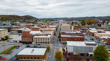 aerial view of state street in bristol