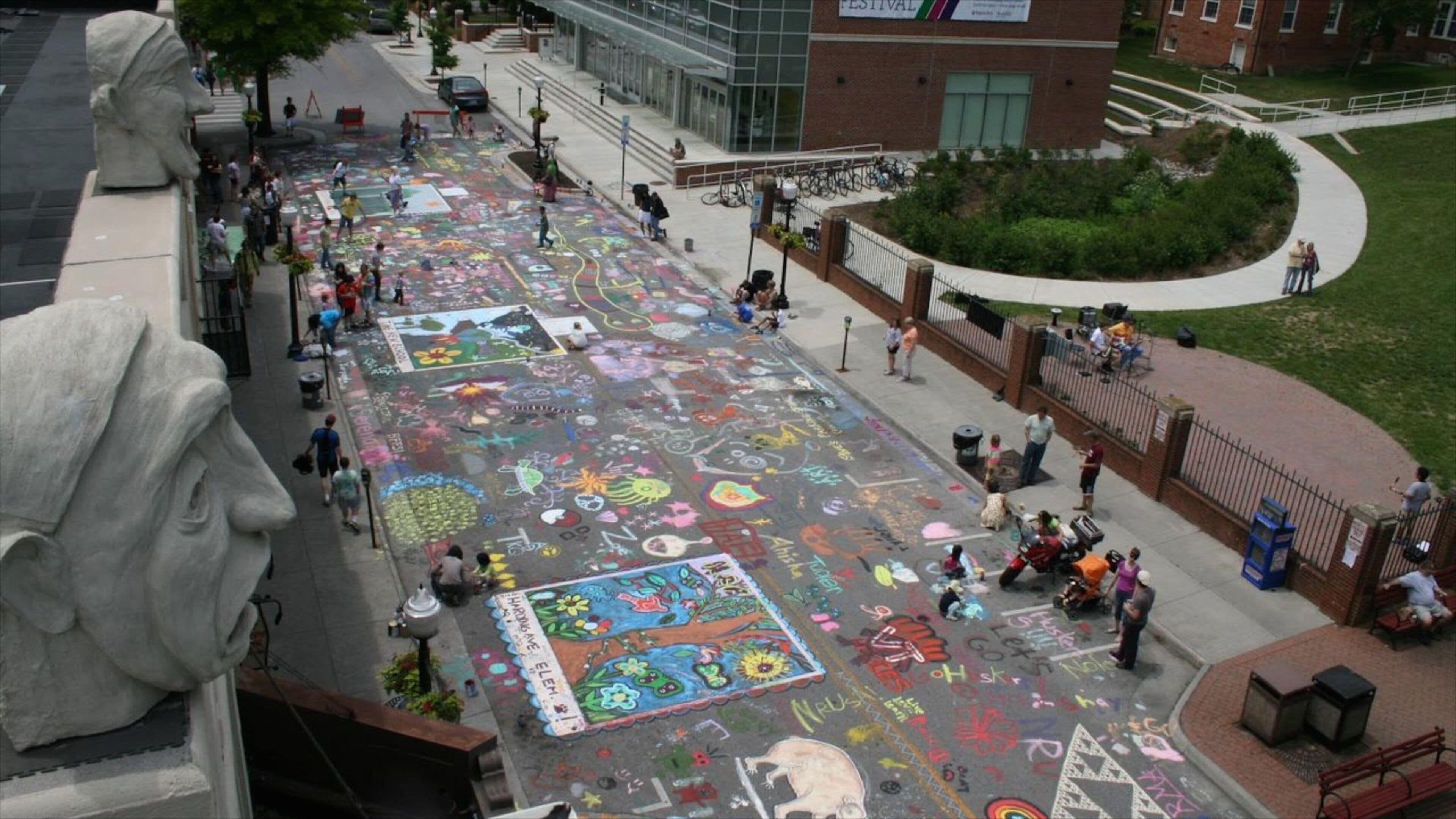 Blacksburg showing outdoor art