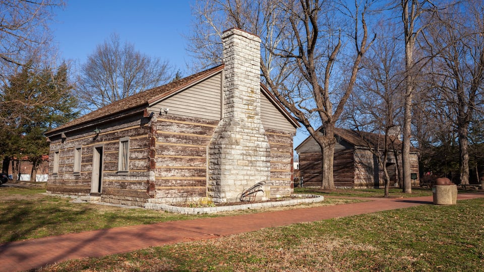 The old district courthouse at Constitution Square Historic Site in Danville Kentucky