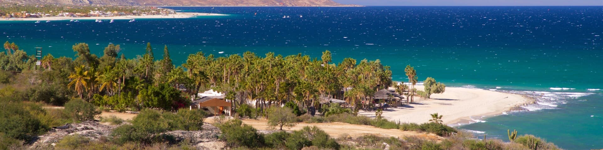 Los Barriles which includes landscape views and general coastal views