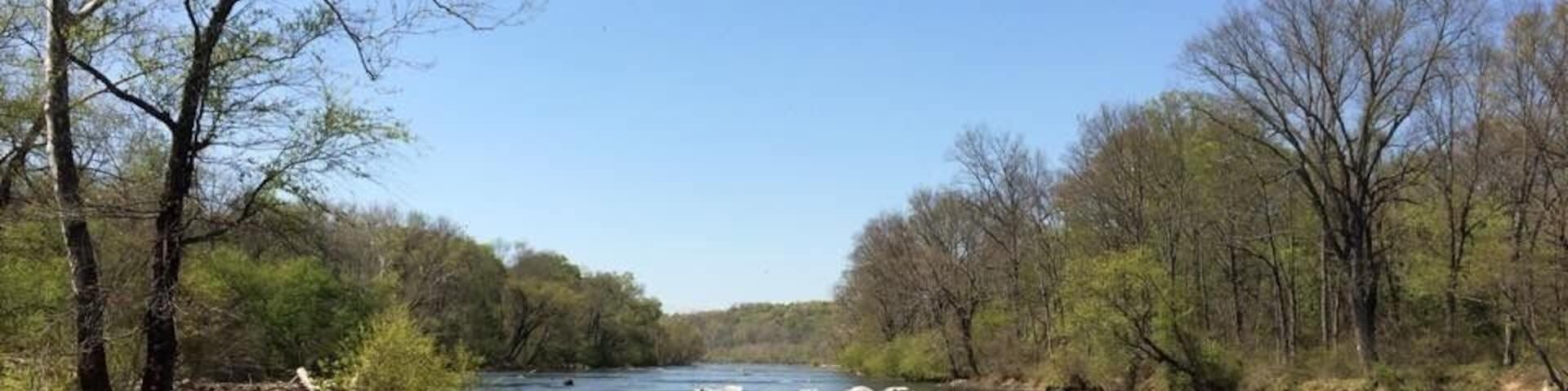 Beautiful day along the pre-Civil War canal trails in Fredericksburg.