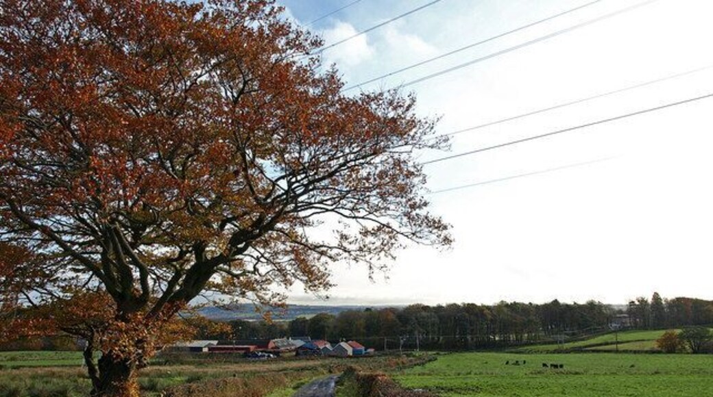 Baillieston Farm Taken from the rough track to Wattieston.