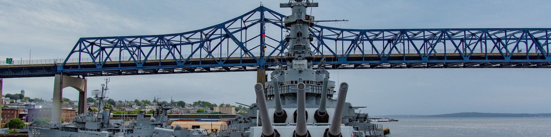 USS Massachusetts and USS Joseph P Kennedy at Fall River MA. Amazing museum both ashore and afloat with 4;ships to tour.