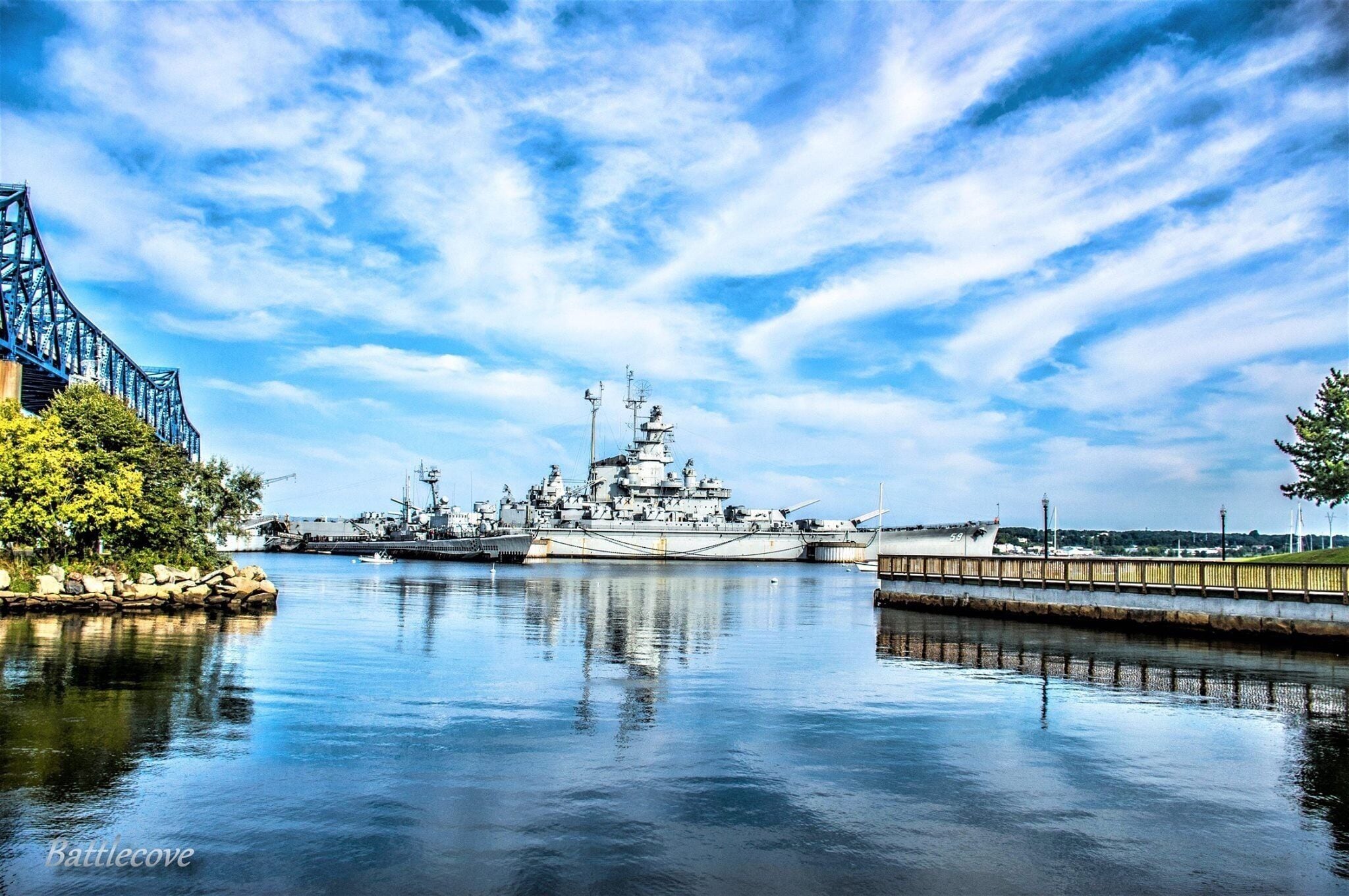 Formally registered as the U.S.S. Massachusetts Memorial Committee, Inc., Battleship Cove was incorporated as a nonprofit educational organization and granted... a collection of battle ships
