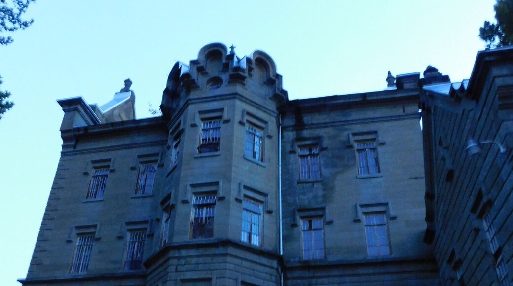 This place is very big, the tour took two hours and still did not see everything. We did experience some strange things like cold spots, being touched and a blinking ball that came out of no where. Ghost Adventures had just filmed their show at the Asylum before we got there. They had left tape X on the floors so they would not get lost in this huge place.