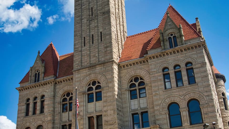 The Wood County Courthouse Parkersburg WV USA