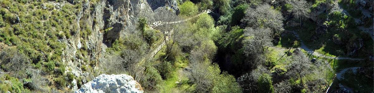 Los Cahorros. Río Monachil (provincia de Granada).