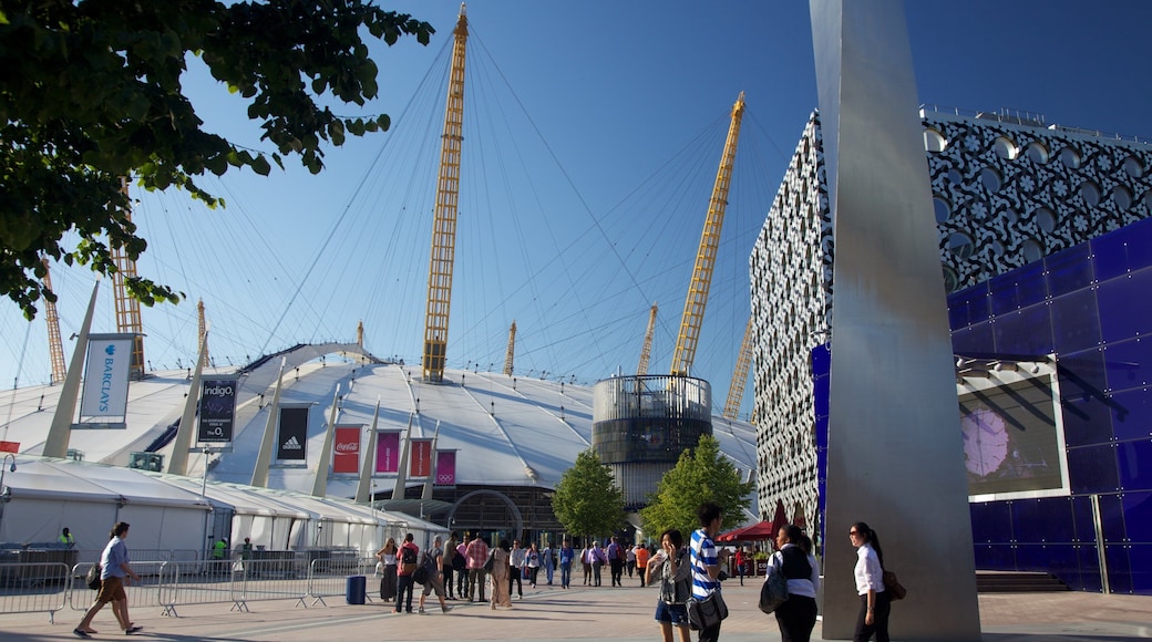 O2 Arena showing modern architecture