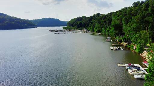 Cheat Lake near Morgantown, West Virginia