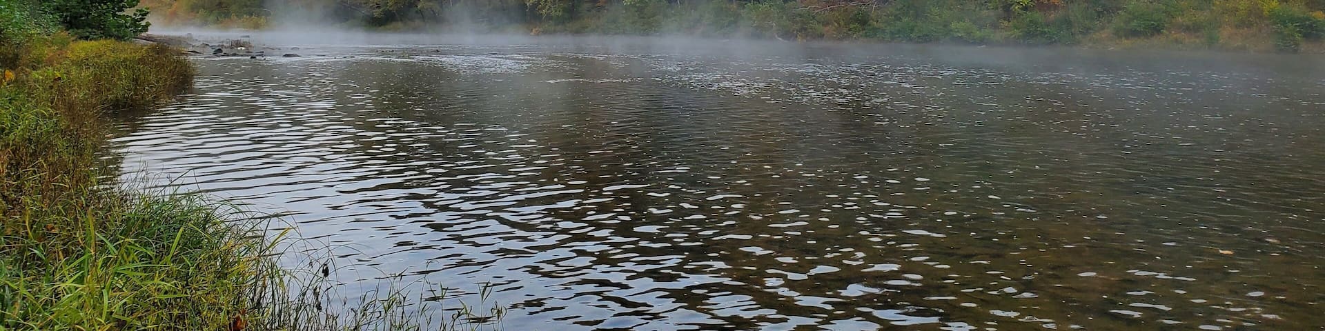 Fog Laying Low on Greenbrier River, West Virginia