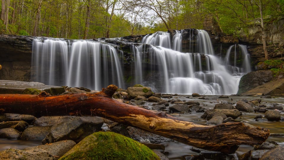 Brush Creek Falls in West Virginia