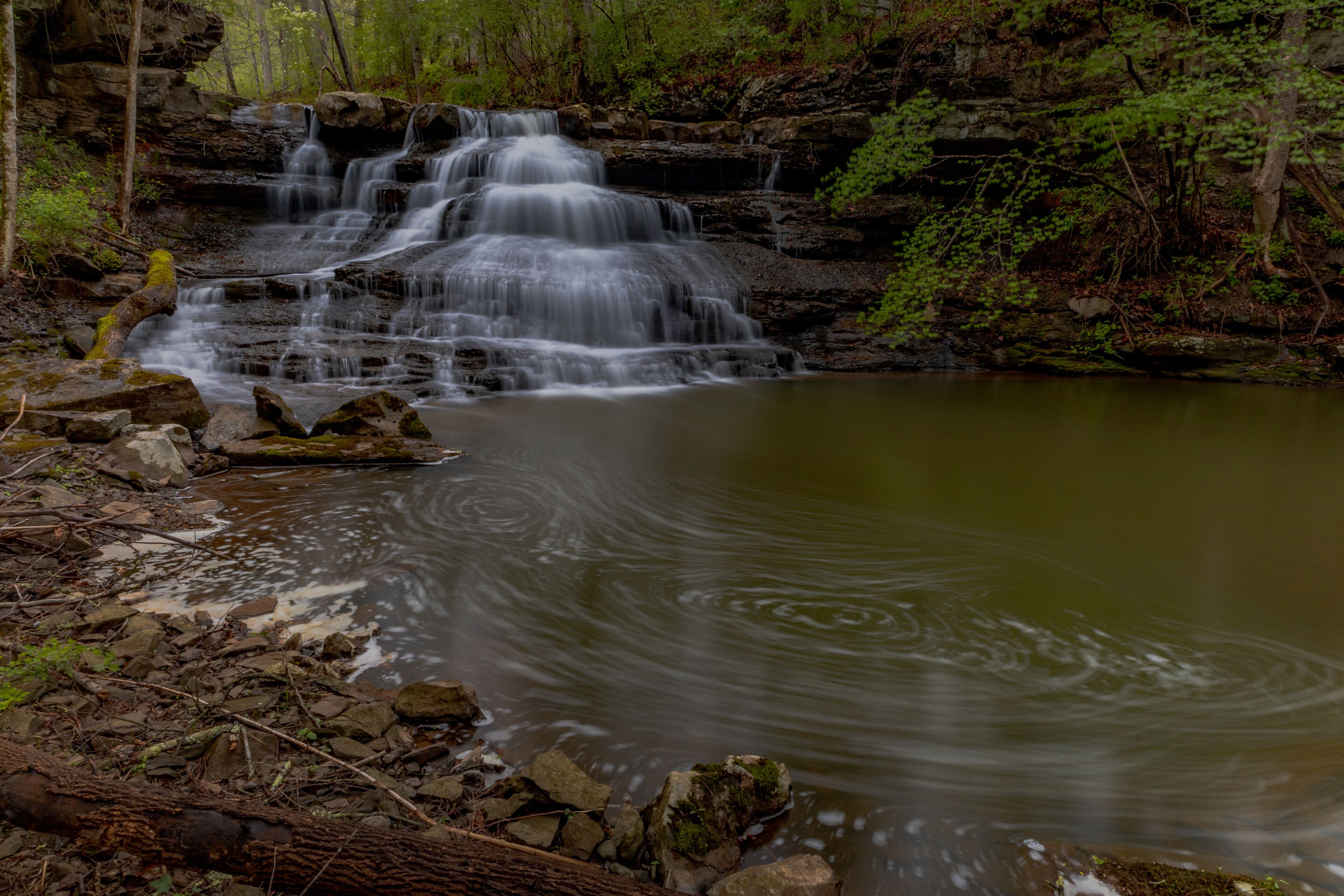 Wolf Creek Falls in Mercer County, WV